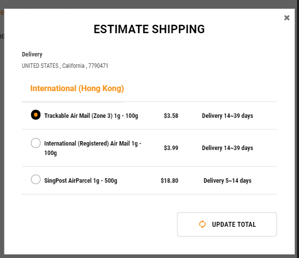 Shipping Delivery Estimate - Shipping/Delivery Estimate - Delivery